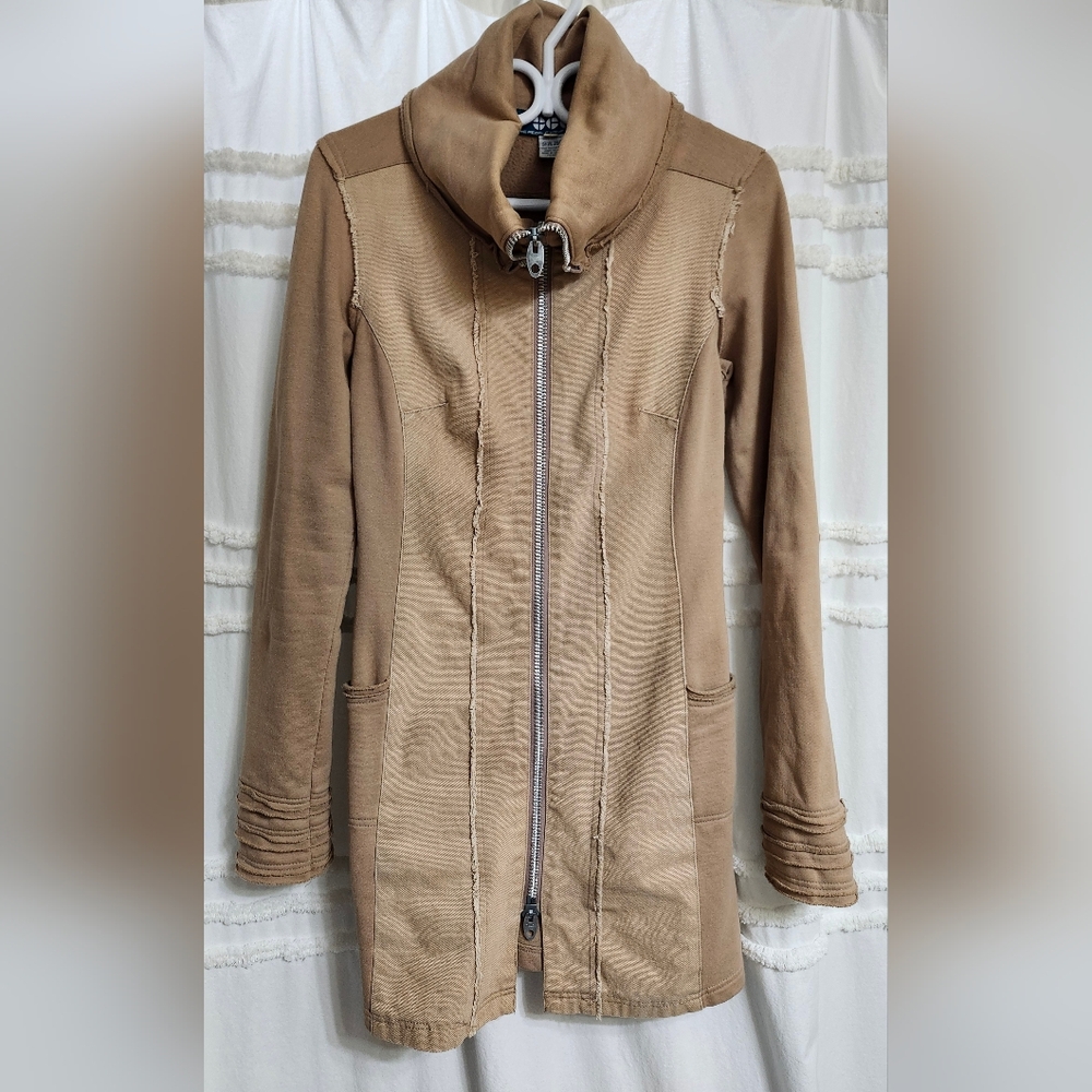 Vintage, Distressed, Tan Colored, The People Have Spoken Coat. Final Price! - Picture 1 of 15